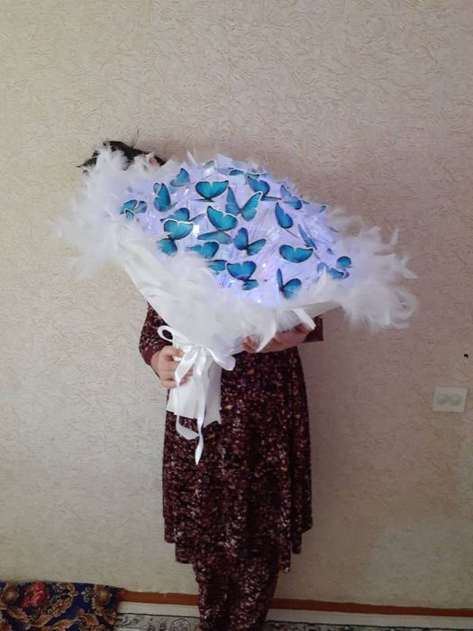 Suniy gullar yasaymiz va buyurtmalar qabul qilamiz