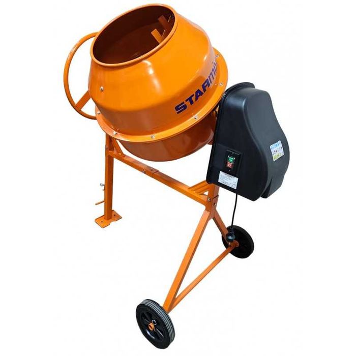 Betoniera 220 litri 900w bobinaj de cupru , coroana si pinion de fonta