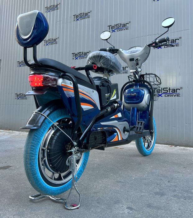 Електрически скутер TBSLD BIG NEW двойна седалка и педали TelStar 2025