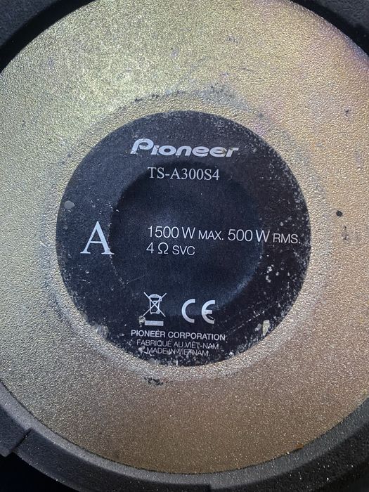 Pioneer калонка сабвуфер ветнам 1500 W
