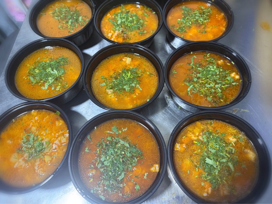 Catering hizmati! 3 mahal issiq ovqat yetkazib beramiz 45,000 sumdan
