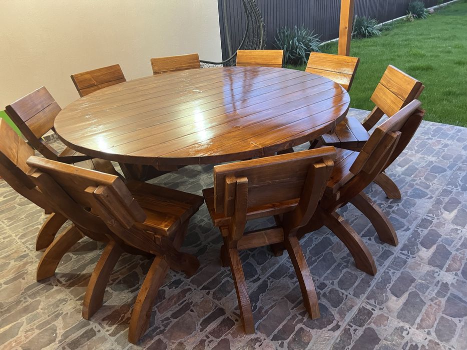 Set Terasa/Gradina Din Lemn Masiv