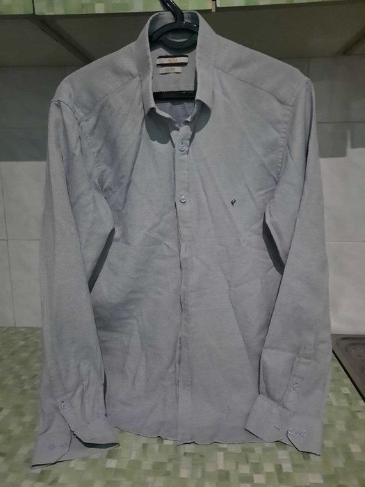 РУБАШКИ Голубая,Белая Мужские 2XL совет.размер 52 Турция 4 цвета