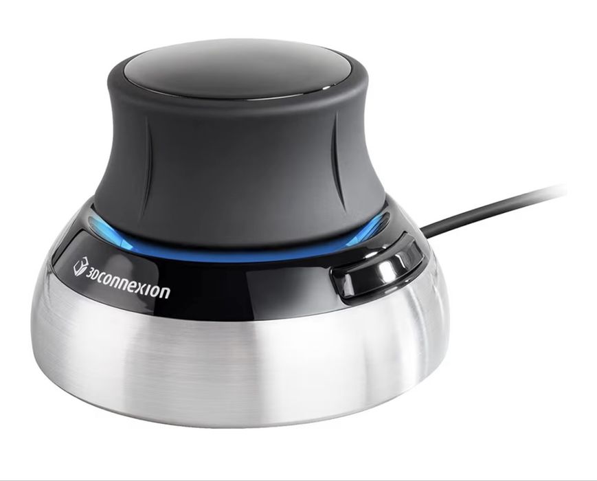 3Dconnexion SpaceMouse Compact (mouse 3D, cu fir, negru)