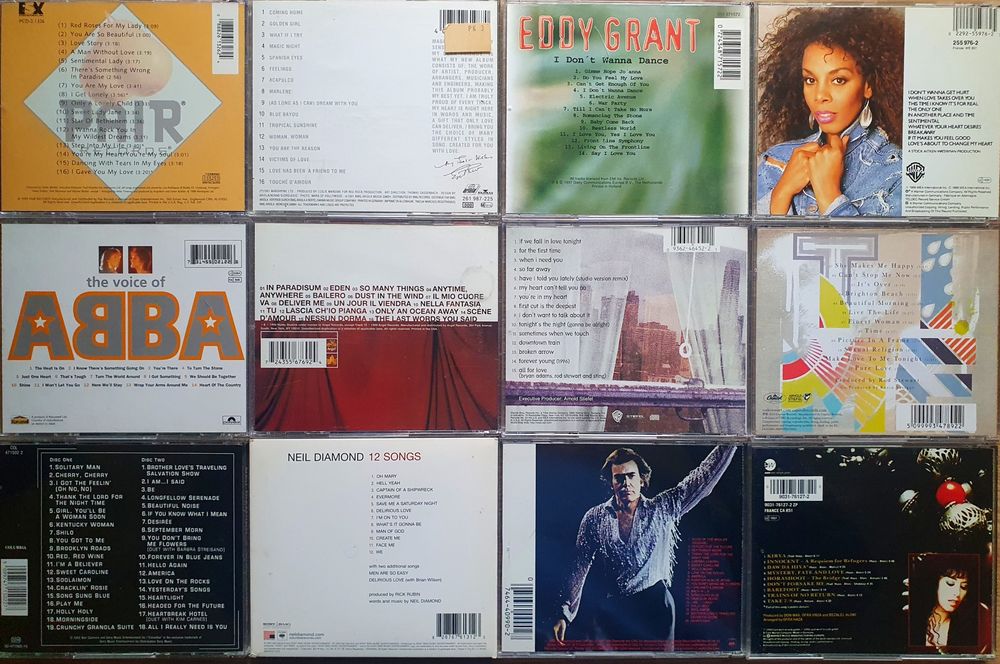 CD-uri originale cu muzica pop-rock (multe USA)