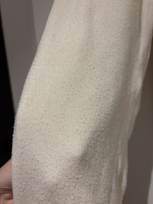 Бял спортен плетен компелкт Zara, размер С