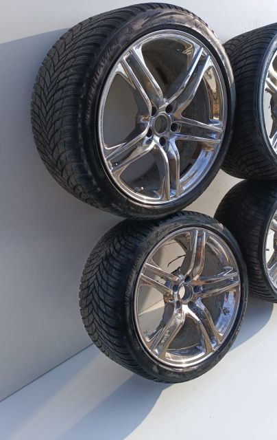 Set jante aliaj cu anvelope m+s 80%, stare 19 Inch, 5X112 255/35R19 A