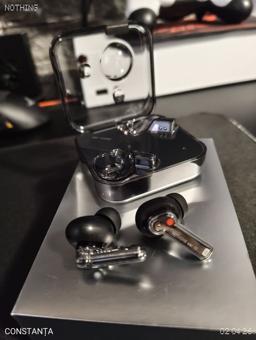 căști Nothing ear 1 ( încărcare cablu / wireless)