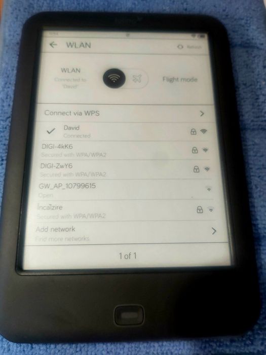 E-book Reader Tolino Shine 2 HD – Ecran 300 ppi, Iluminare Smart