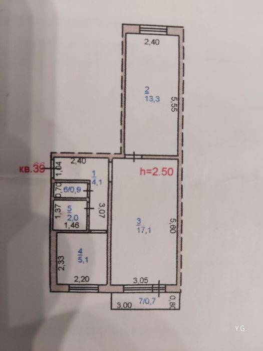 Продам 2-х комнатную квартиру
