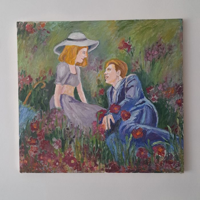 Pictură în ulei pe pânză, tehnica cuțitului