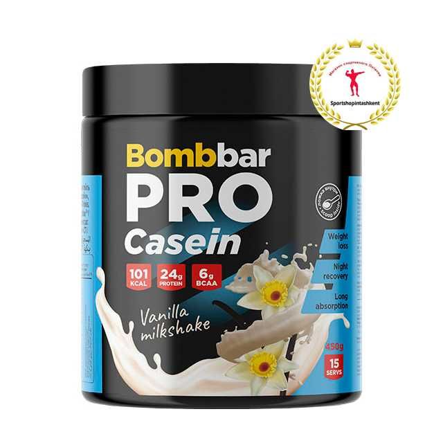 Bombbar Casein – медленный белок для максимального восстановления