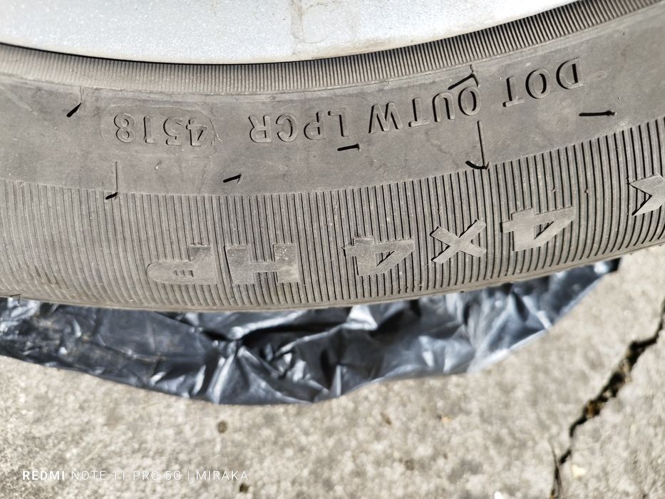 Джанти с гуми 17 цола Фолксваген Туарег 5х130