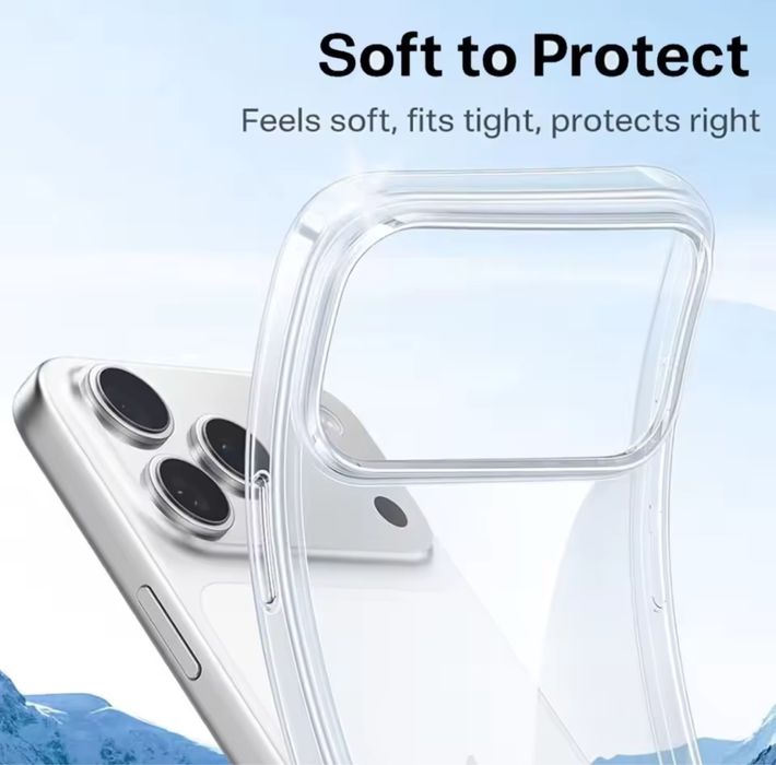 Husa silicon transparenta pt iPhone Air / 17 / 17 Pro / 17 Pro Max