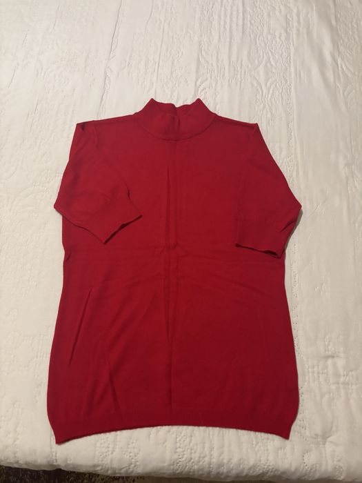 Дамска блуза с къс ръкав