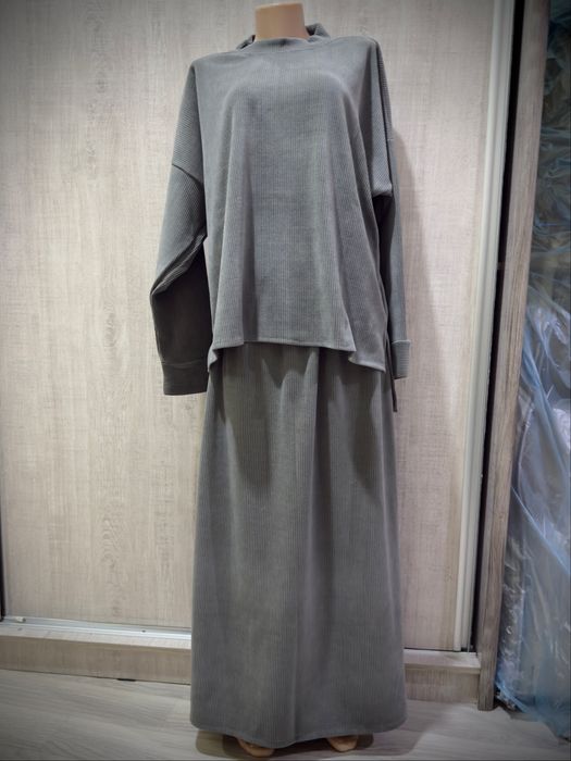 Комплект, 3 цвета юбка, фота, двойка, Ayollar kiyimi, yubka va ko'ylak