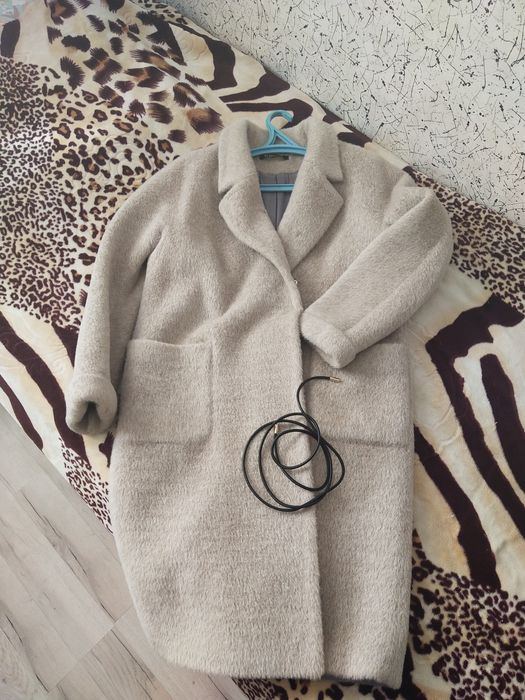 Шуба, пальто натуральная альпака