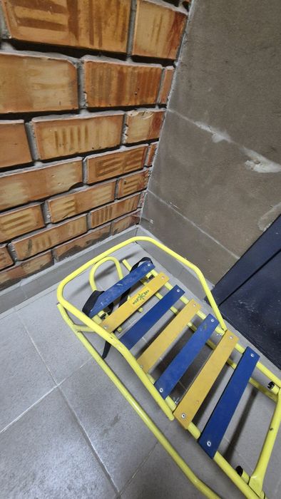 Санки с ручкой и спинкой