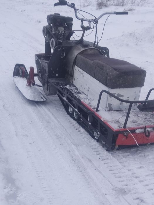 Снегоход с мотоблоком