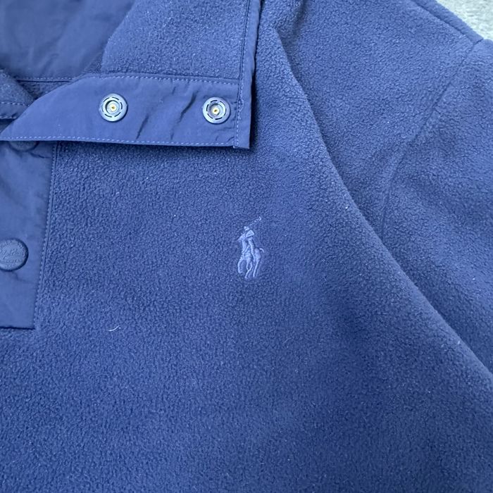 Polar Polo Ralph Lauren Performance bleumarin fleece pulover mărimea L