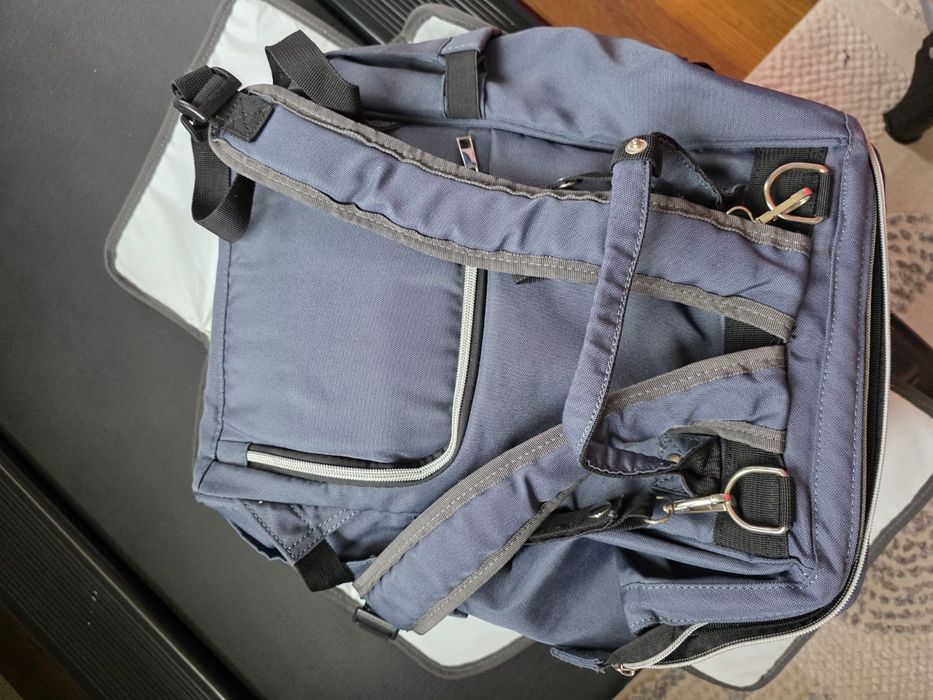 Rucsac/Geantă mamă-bebe gri