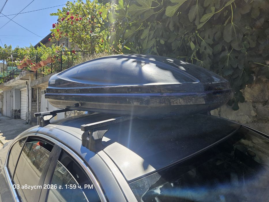 Thule roof box  кутия куфар за багаж за покрива на автомобила Автобокс