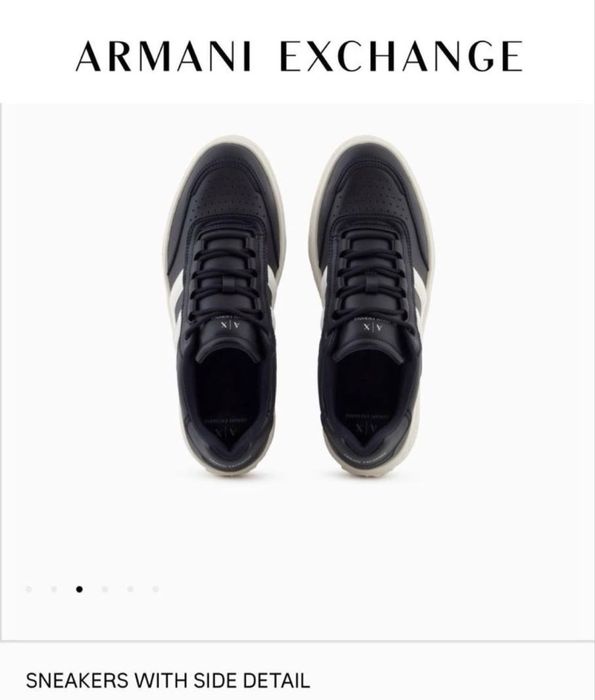 Оригинал Armani Exchange мужские кроссовки