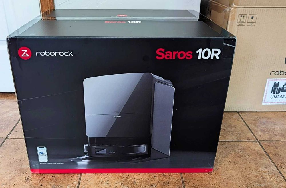 Roborock Saros 10R, statie multifunctionala 10-in-1, cu mop, sigilat