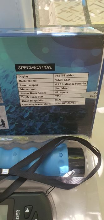 Новый проводной эхолот Fishing Helper (до 73 м)