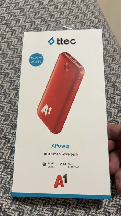 APower външна батерия 10000mAh ново, 10.5W, 2.1A