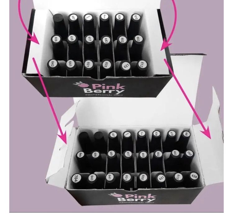 Гель лаки от pink berry