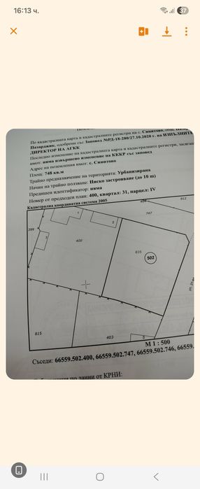 Парцел с.Синитево