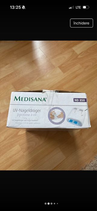 Uscator de unghii Medisana