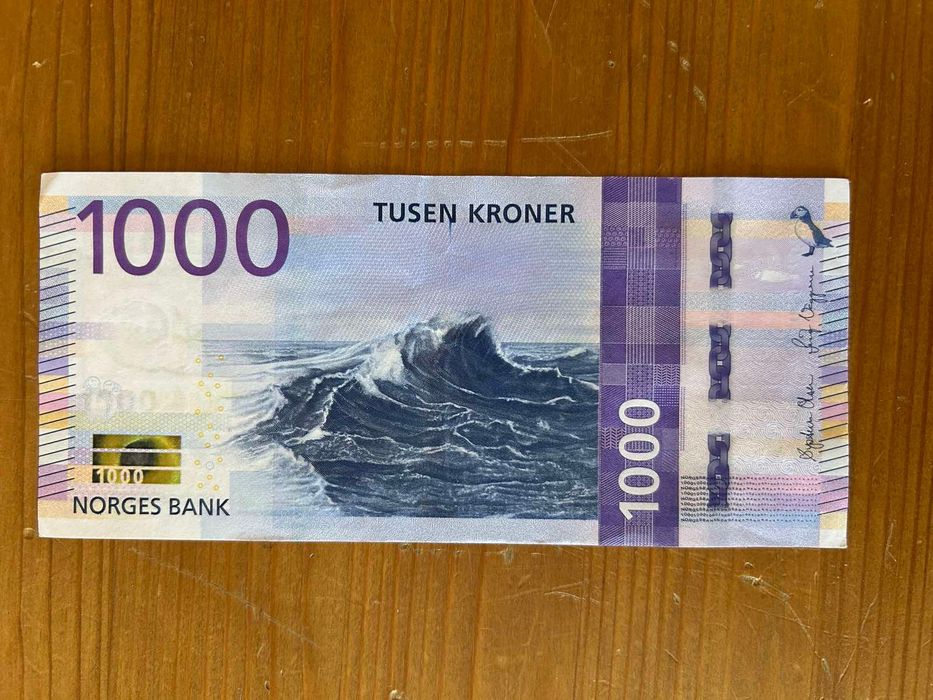 Норвегия 1000 крони.