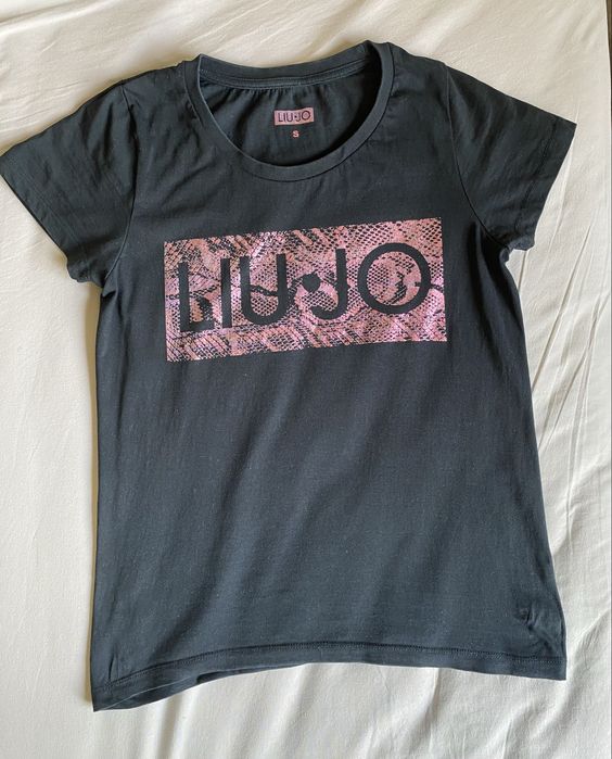 Дамски черни тениски Liu Jo