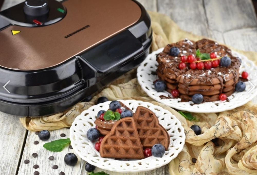 Aparat pentru facut gofre și vafe HEINNER NOU - 110 Lei