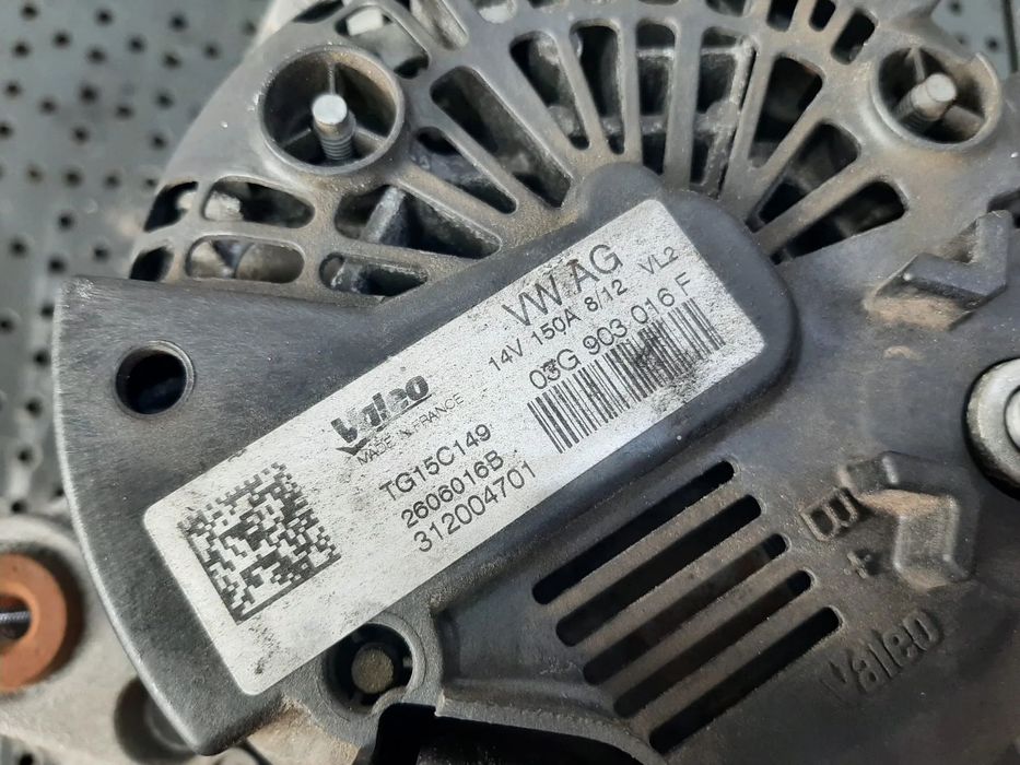 alternator 2.0 tdi cgl audi q5 8r  a4 b8  03g903016f