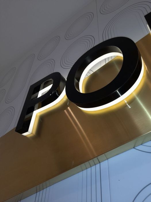 Ташки реклама, обёмные буквы