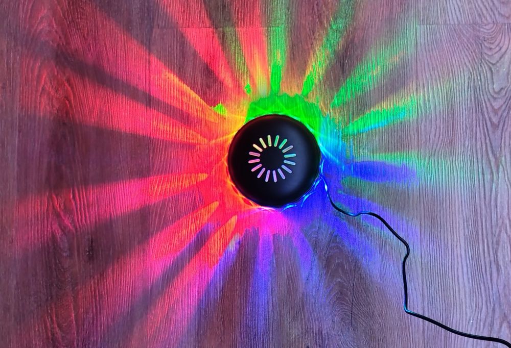 Roată Luminoasă cu Leduri si efecte luminoase pentru petreceri,Nou!