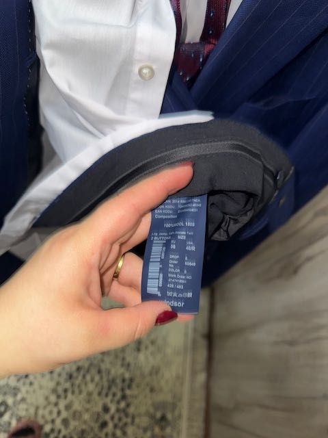 Мужской костюм синий