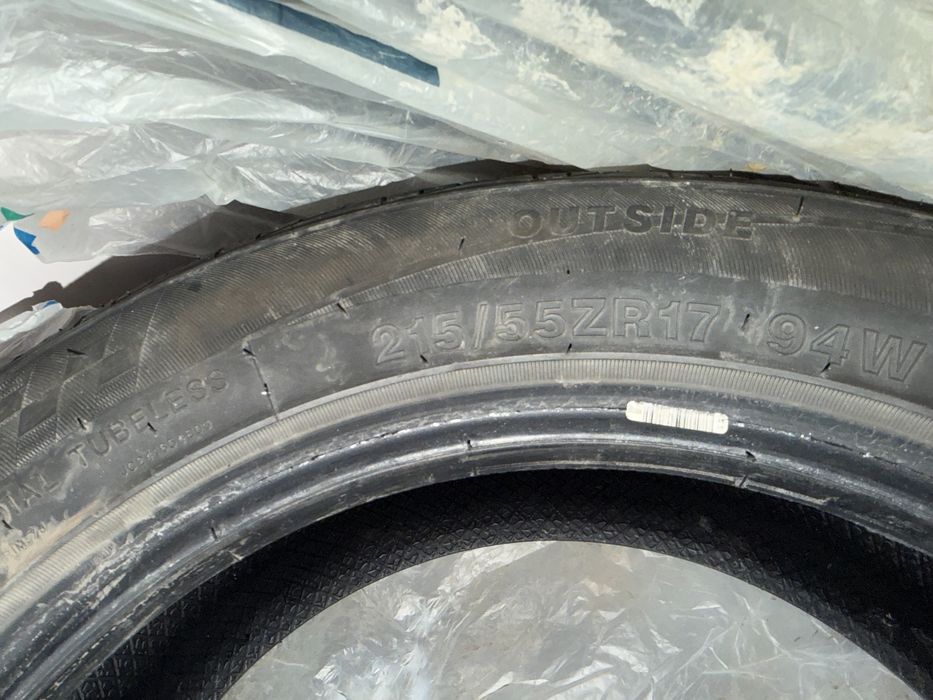 Продам летние шины 215/55/17R