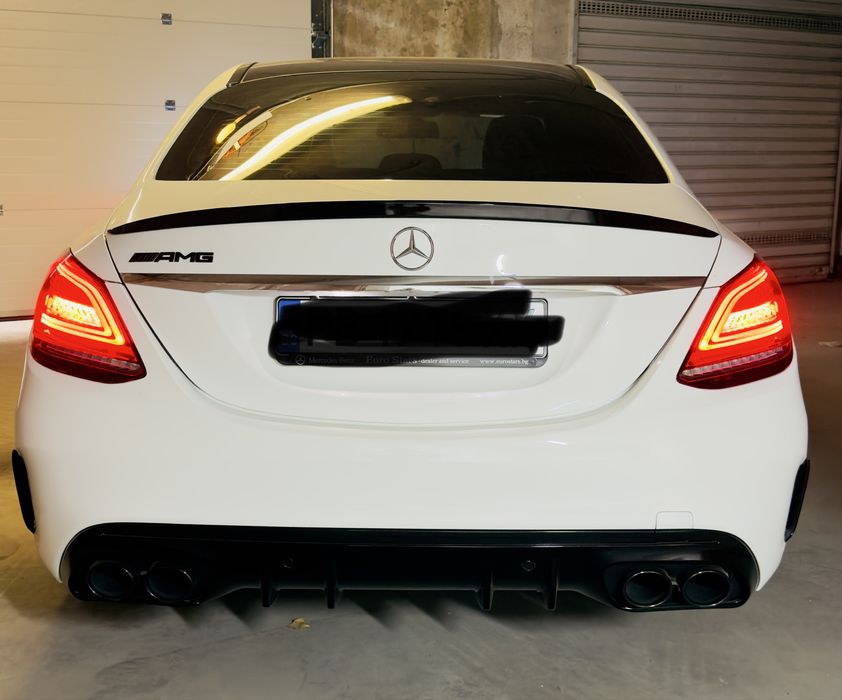 Заден Лип спойлер за w205