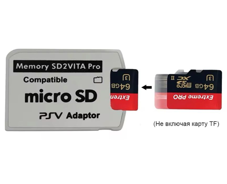 PS Vita - SD2VITA Micro SD адаптер, преходник