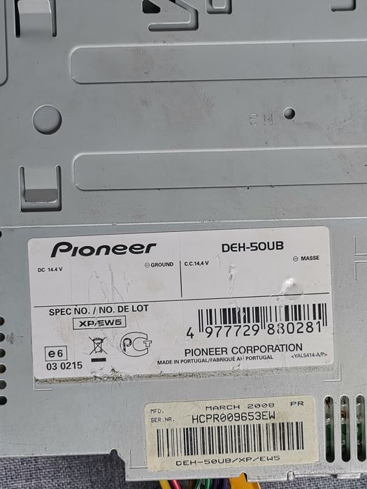 Плейър Pıoneer MP3/CD DEH - 50UB