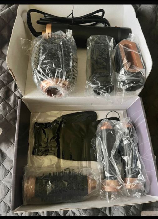 Aparat coafat păr cu 6 accesorii