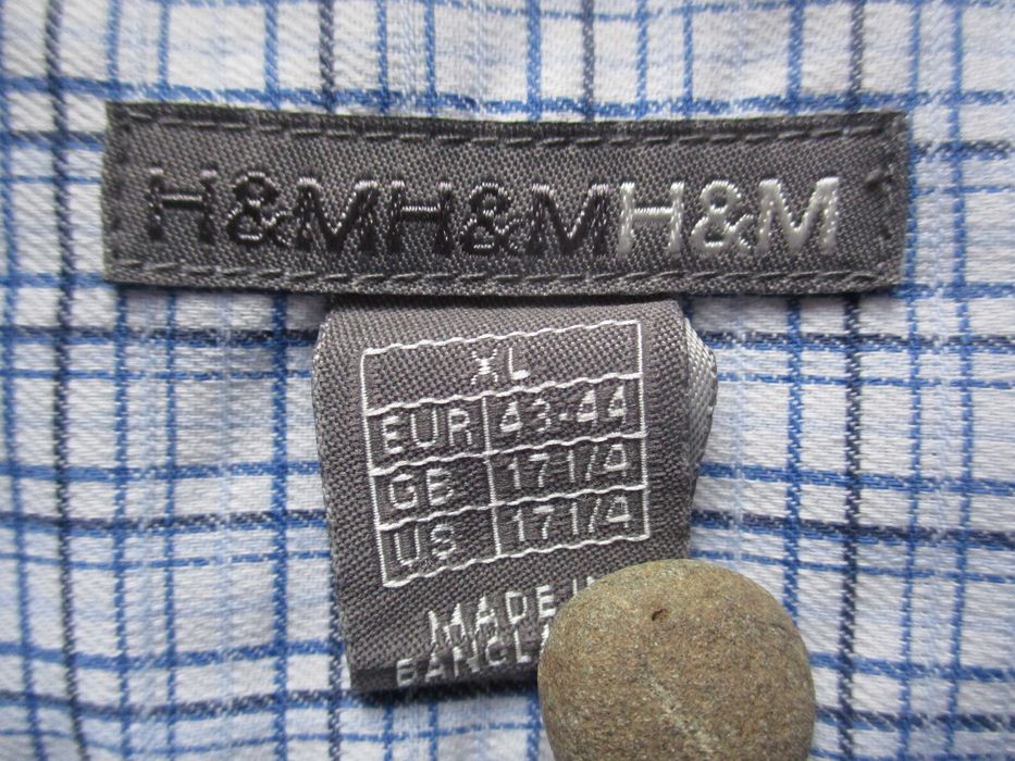 Cămașă H&M, mânecă scurtă, mărimea XL, bumbac, nepurtată