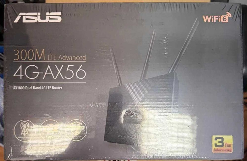 Router wireless ASUS Gigabit 4G-AX56 Dual-Band WiFi 6