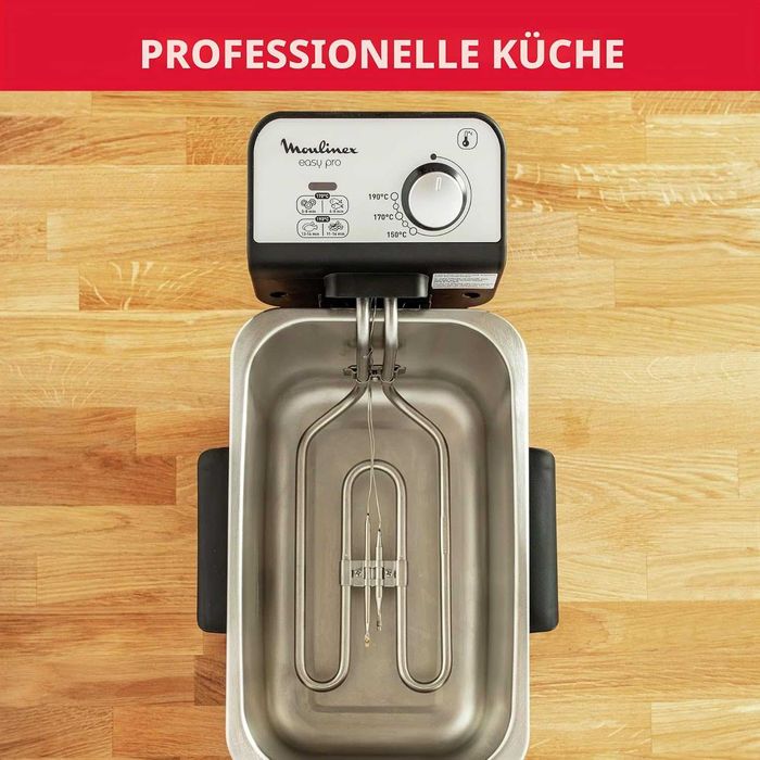 Фритюрник Moulinex Easy Pro 3L AM338070, 2 нива на готвене, 2300 W