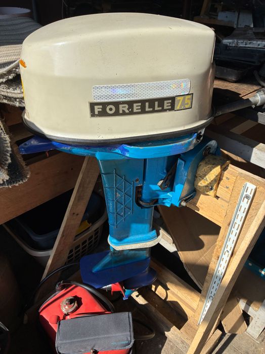 Motor barcă Forelle 7.5 CP, 2 timpi, cizmă lungă, răcire pe apă