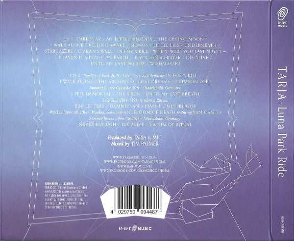 2xCD Tarja Turunen (from Nightwish) - Luna Park Ride 2015